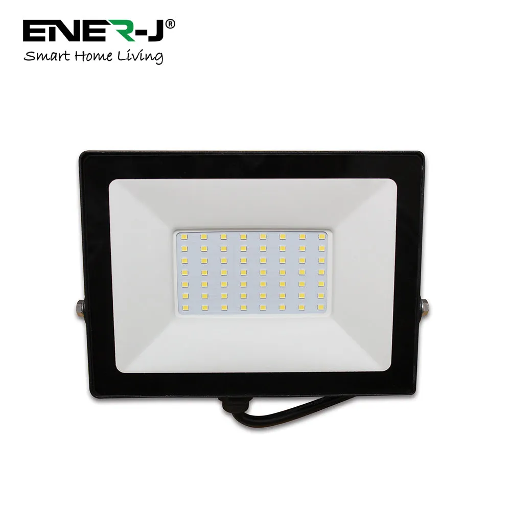 50W LED Floodlight Pre Wired with Eco Series 500W Non Dimmable RF WiFi Receiver APP Control Remotely or Voice Control