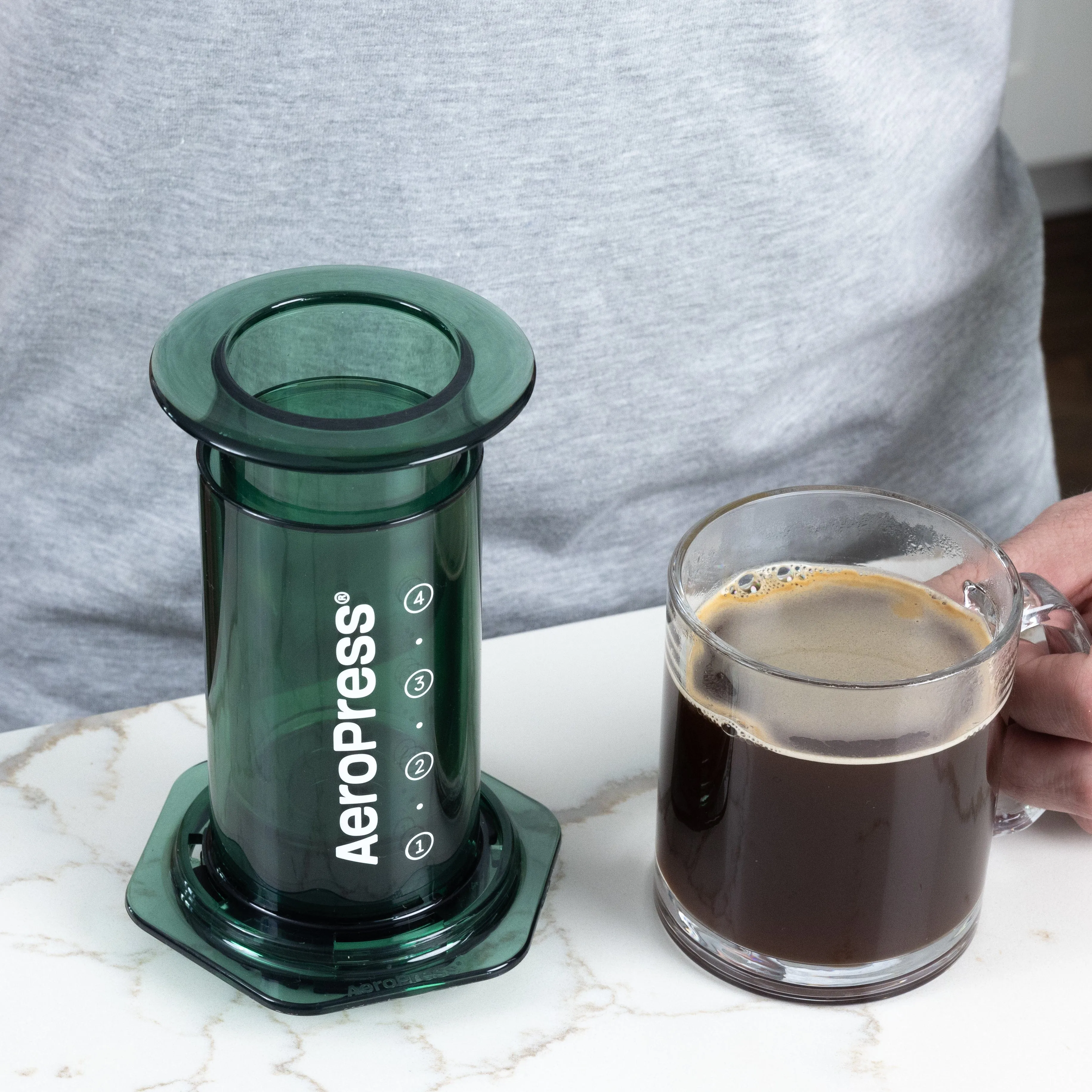 Aeropress Green Travel brewer / Coffee Maker