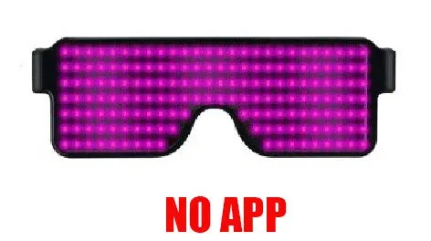 App Control Bluetooth LED Party Sunglasses