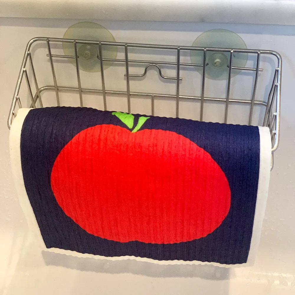 Apples Eco-Friendly blu Sponge Cloth- Set of 2