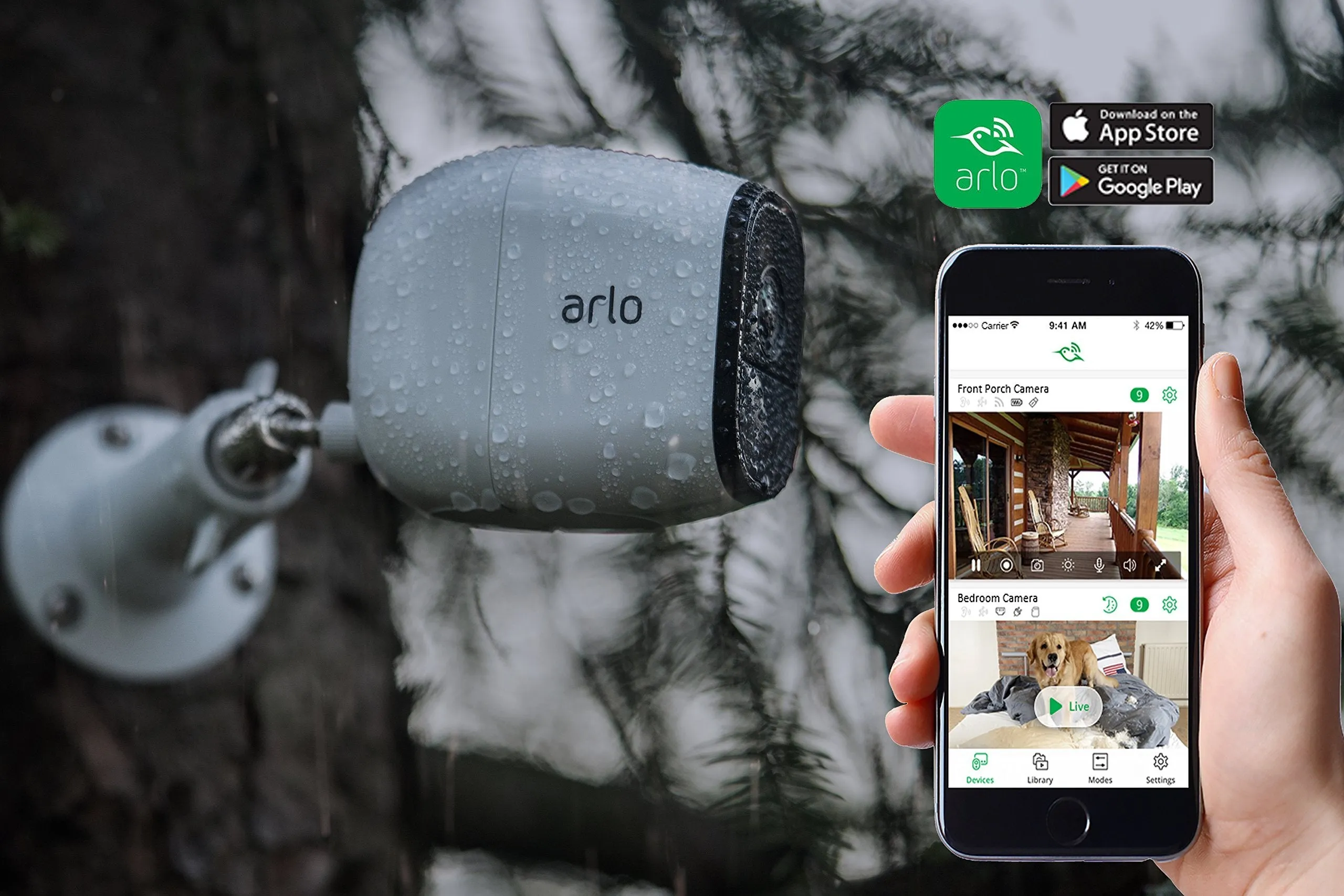 Arlo Pro - Renewed - Wireless Home Security Camera System | Rechargeable, Night vision, Indoor/Outdoor, HD Video, 2-Way Audio | Cloud Storage Included | 5 camera kit (VMS4530-100NAR)