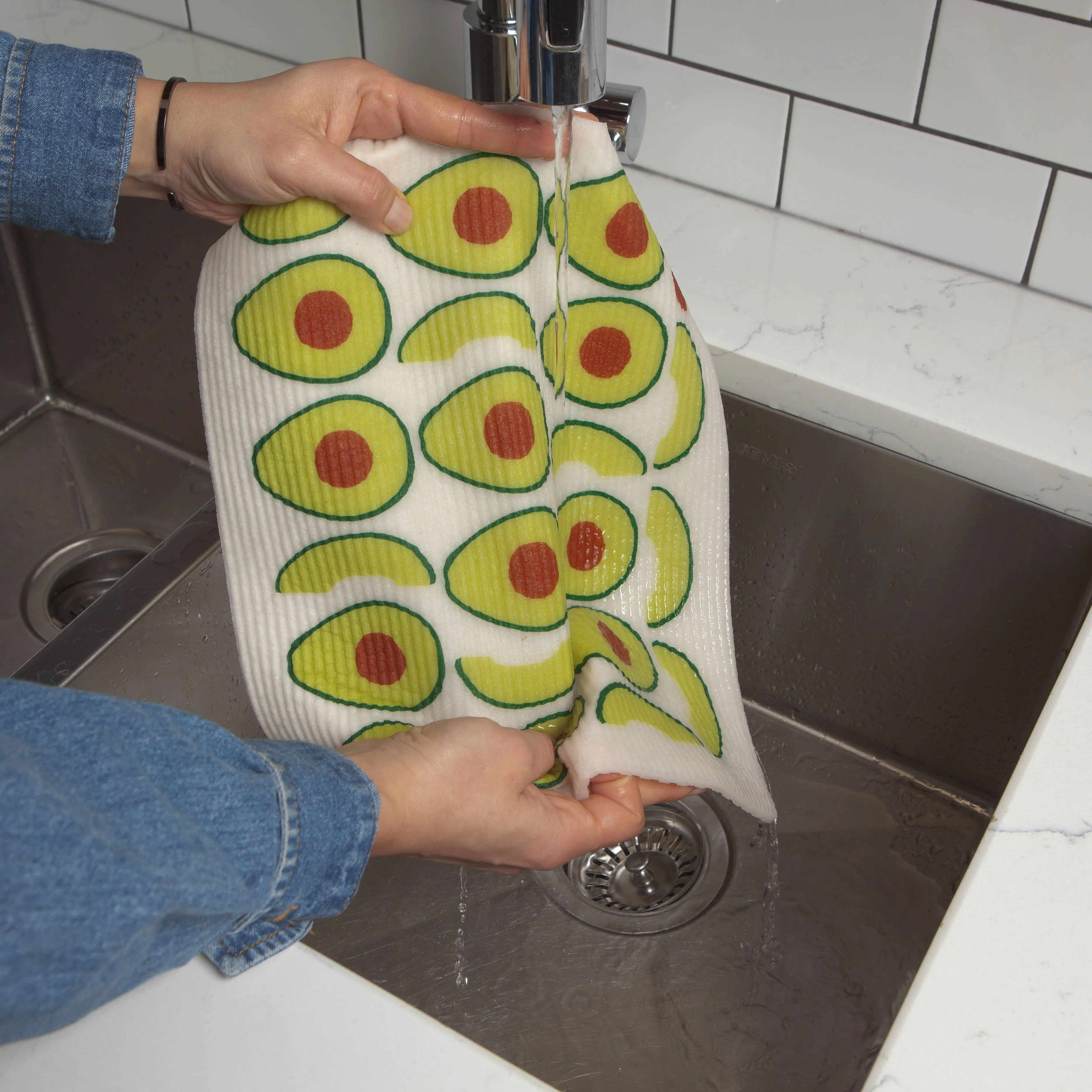 Avocados Swedish Dishcloth Dry Mat