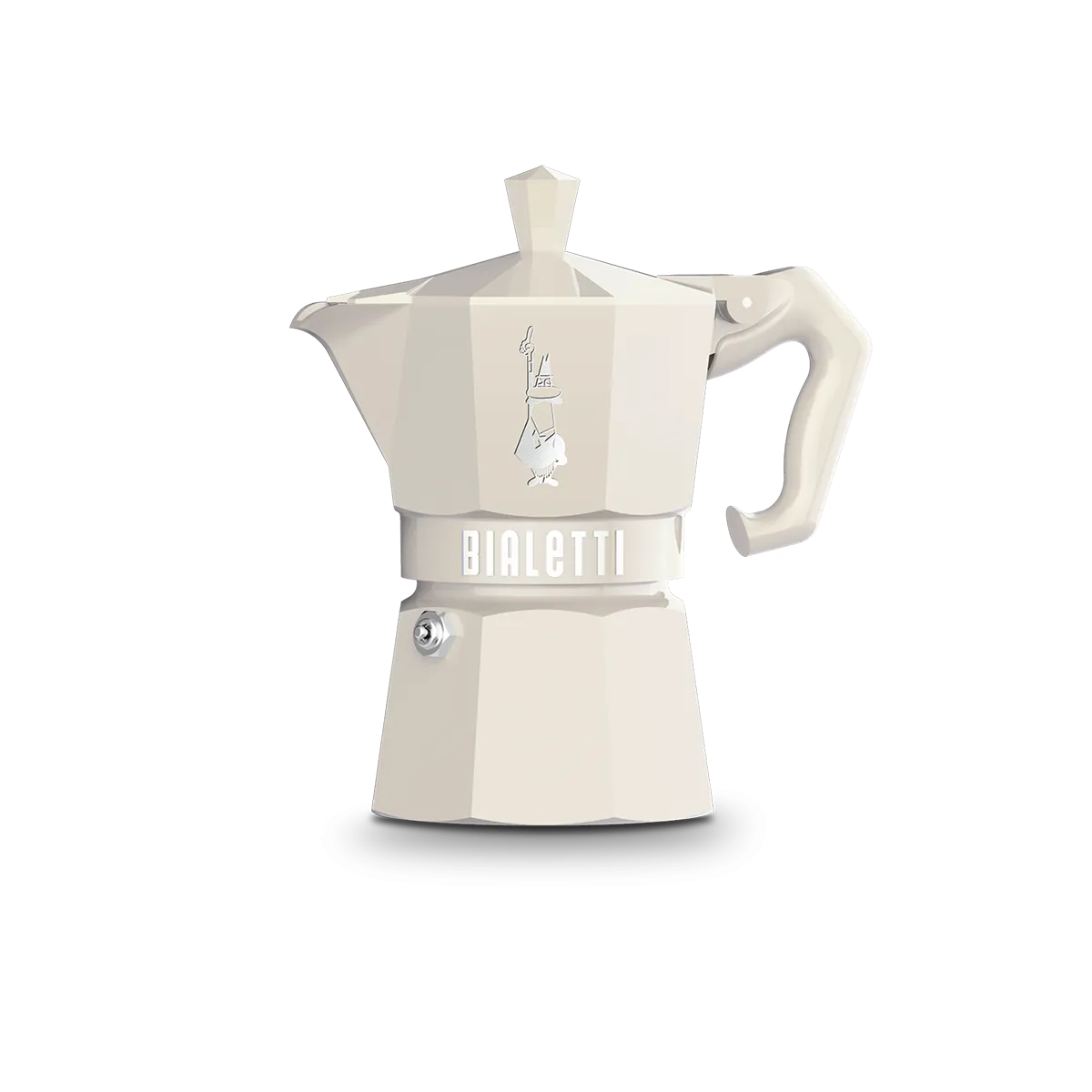 Bialetti Moka Exclusive 3 Cup Stovetop Espresso Maker, Cream