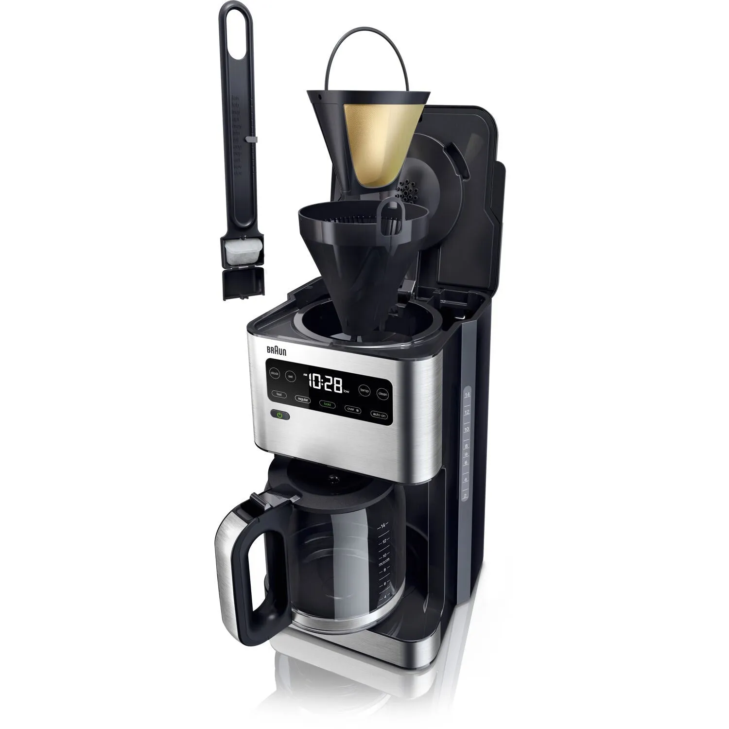 Braun PureFlavor 14-Cup Iced Coffee Maker, 3 Strength Selections in Black (KF5650BK)