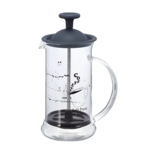 Hario Café Press Slim S, Glass French Press, 240ml- Perfect Gift for Coffee Lovers