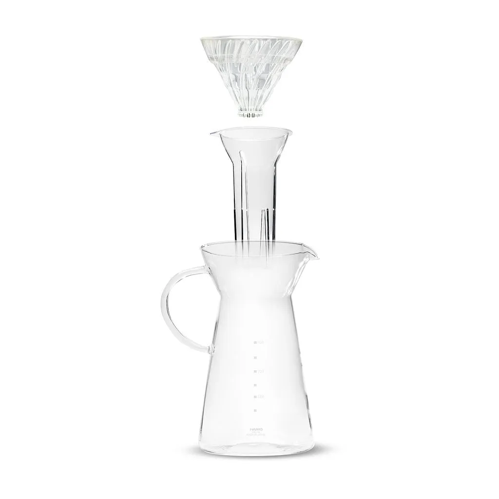 Hario V60 Hot & Iced Glass Coffee Maker - 700ml