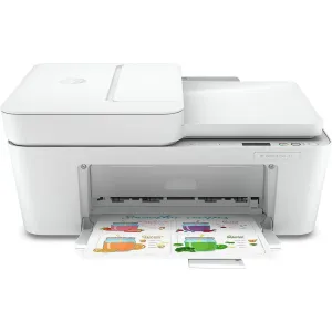 HP DeskJet Plus 4152 Wireless All-in-One Color Inkjet Printer (White) - Refurbished