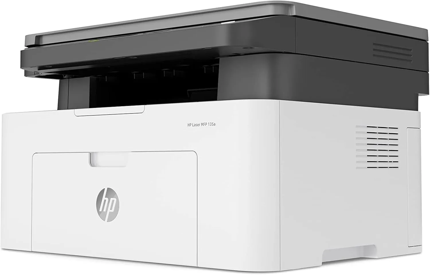 HP Laser MFP 135w - Print, Copy, Scan - Up to 20 Page Per Minute - White [4ZB83A] 40.6 x 36 x 25.3cm White