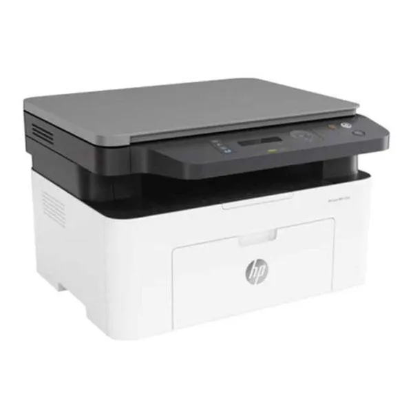 HP Laser MFP 135w - Print, Copy, Scan - Up to 20 Page Per Minute - White [4ZB83A] 40.6 x 36 x 25.3cm White