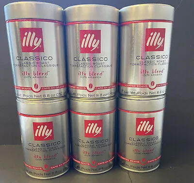 ILLY - GROUND ESPRESSO CLASSICO COFFEE FILTER - MEDIUM ROAST 250G (GROUND COFFEE) (6-Pack)