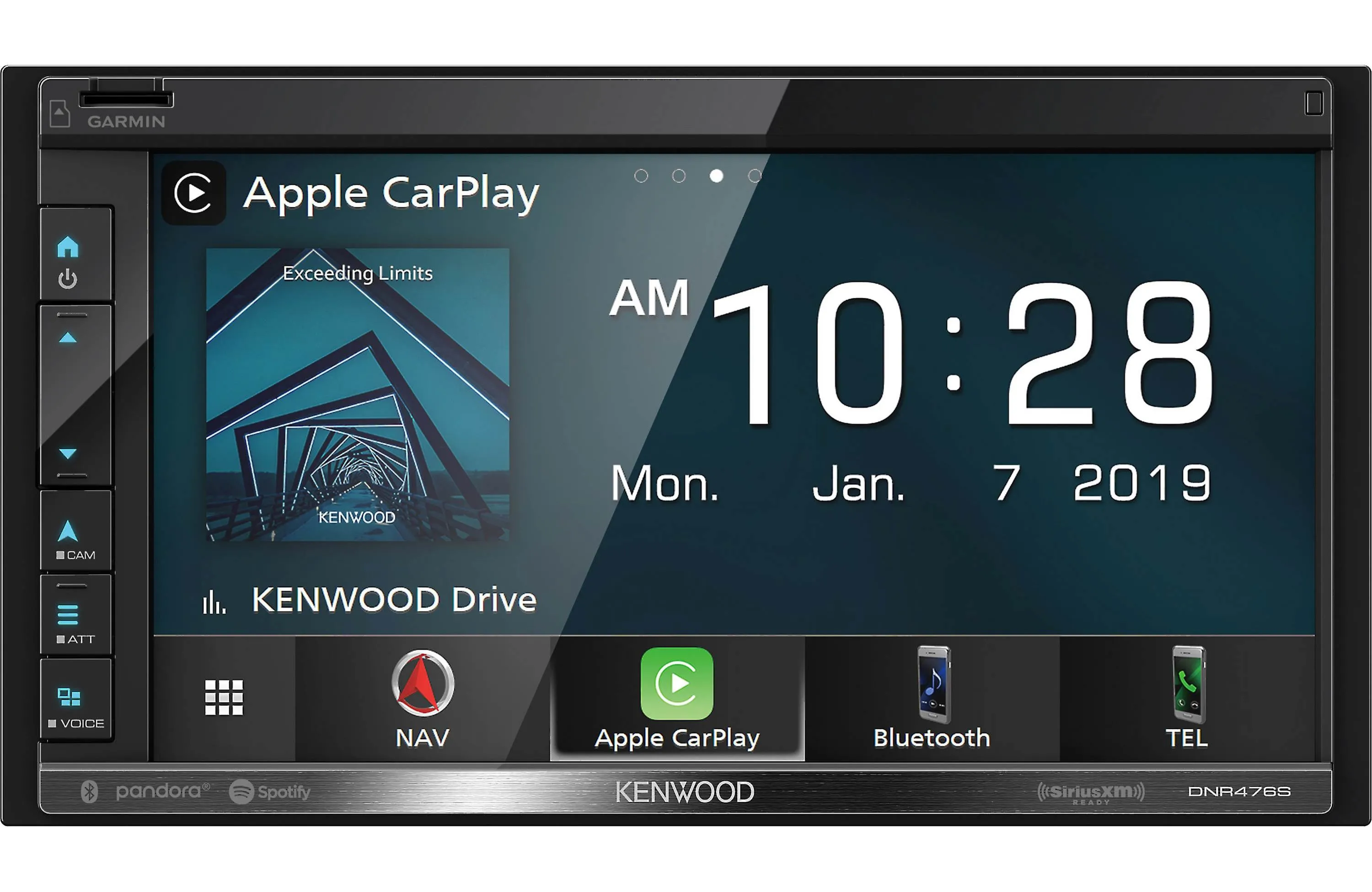 Kenwood Excelon DNR476S 6.8" Digital Multimedia Navigation Receiver with Bluetooth