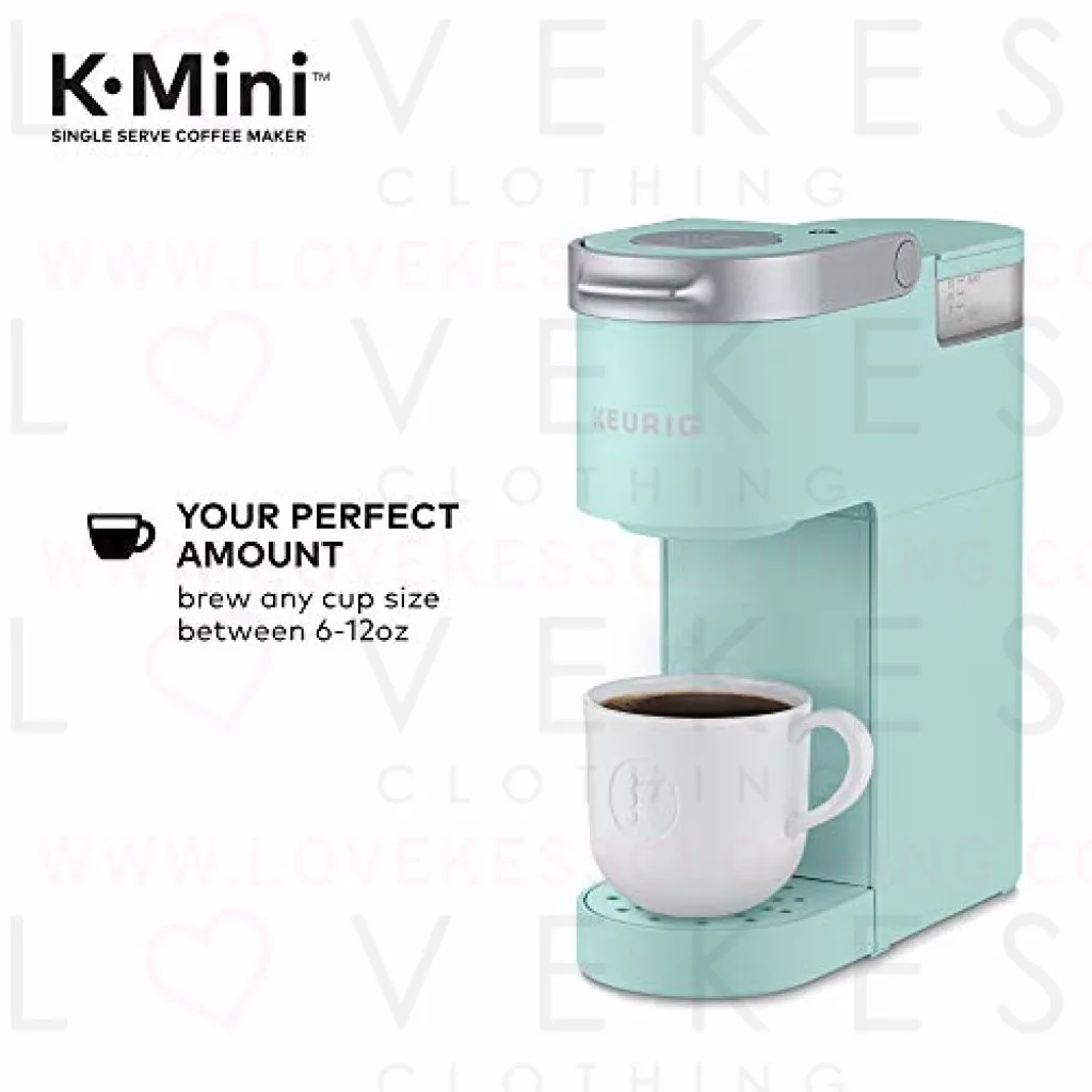 Keurig K-Mini Coffee Maker, Single Serve K-Cup Pod Coffee Brewer, 6 to 12 oz. Brew Sizes, Oasis