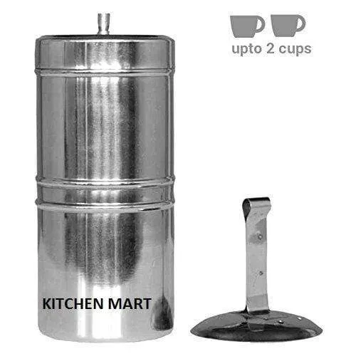 Kitchen Mart Stainless Steel Coffee Filter Size:6 (200ml) (2 cups)