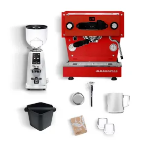 La Marzocco Linea Mini x F4 Home Espresso Kit - Red/White