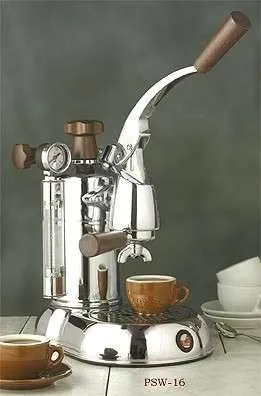 La Pavoni PSW-16 Stradivari, Wood & chrome