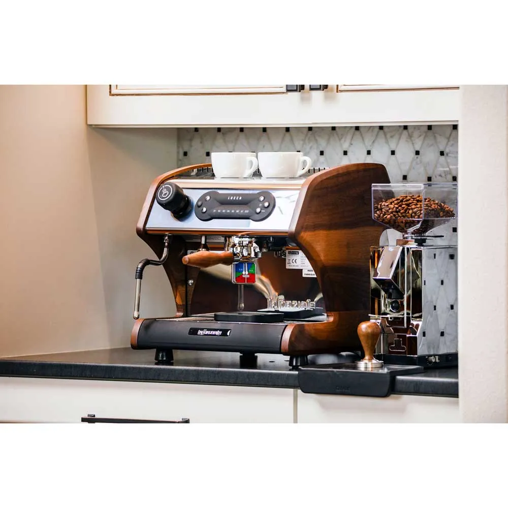 Lucca A53 Direct Plumb Single Group Espresso Machine - Walnut