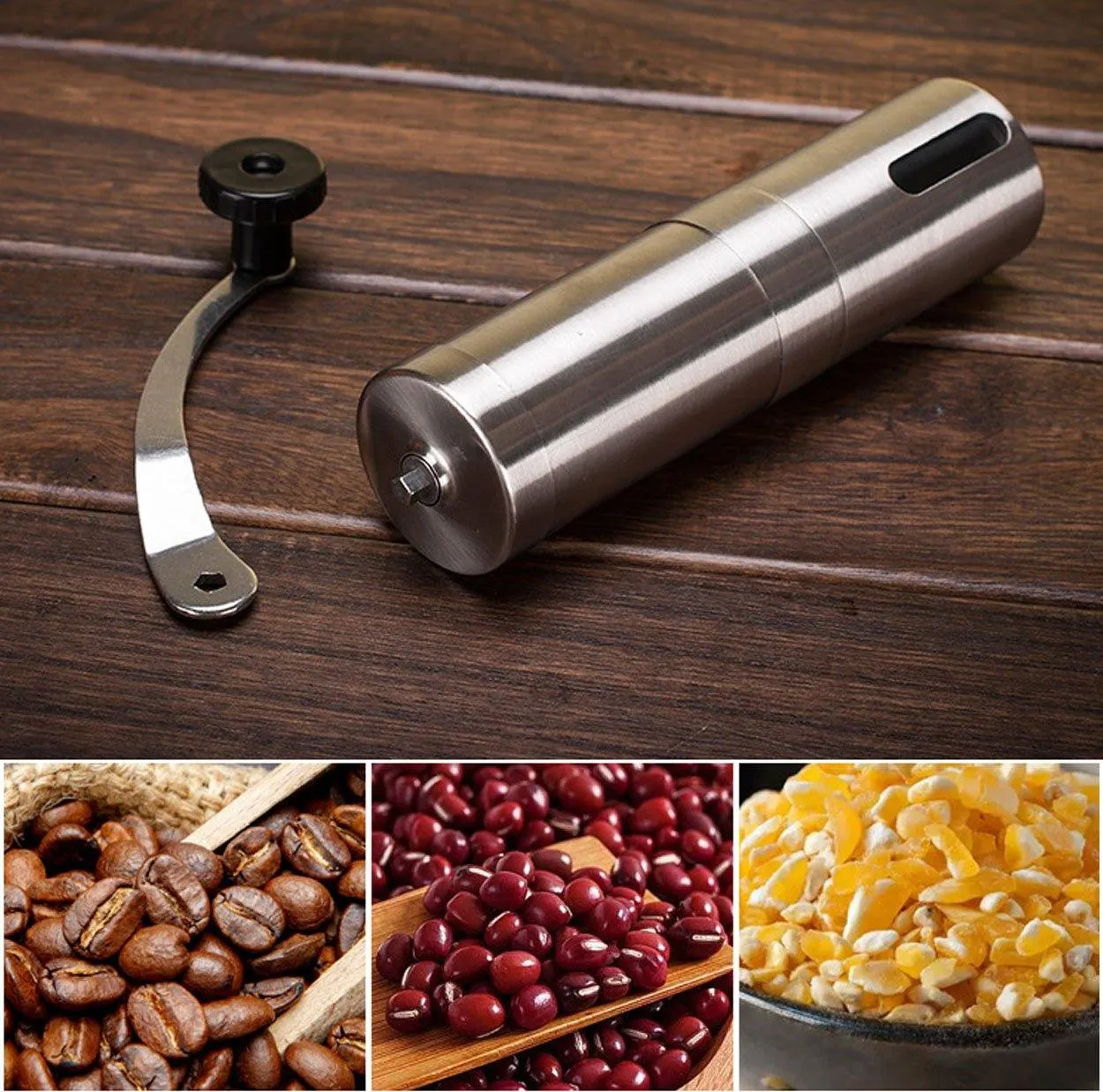 Manual Coffee Grinder with Adjustable Coarseness