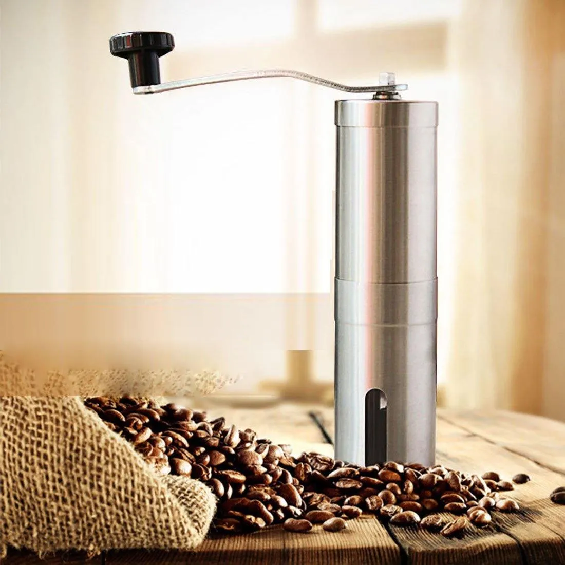 Manual Coffee Grinder with Adjustable Coarseness