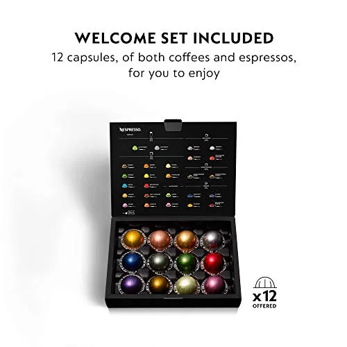 Nespresso VertuoPlus Coffee and Espresso Machine by Breville,60 fluid ounces, Ink Black