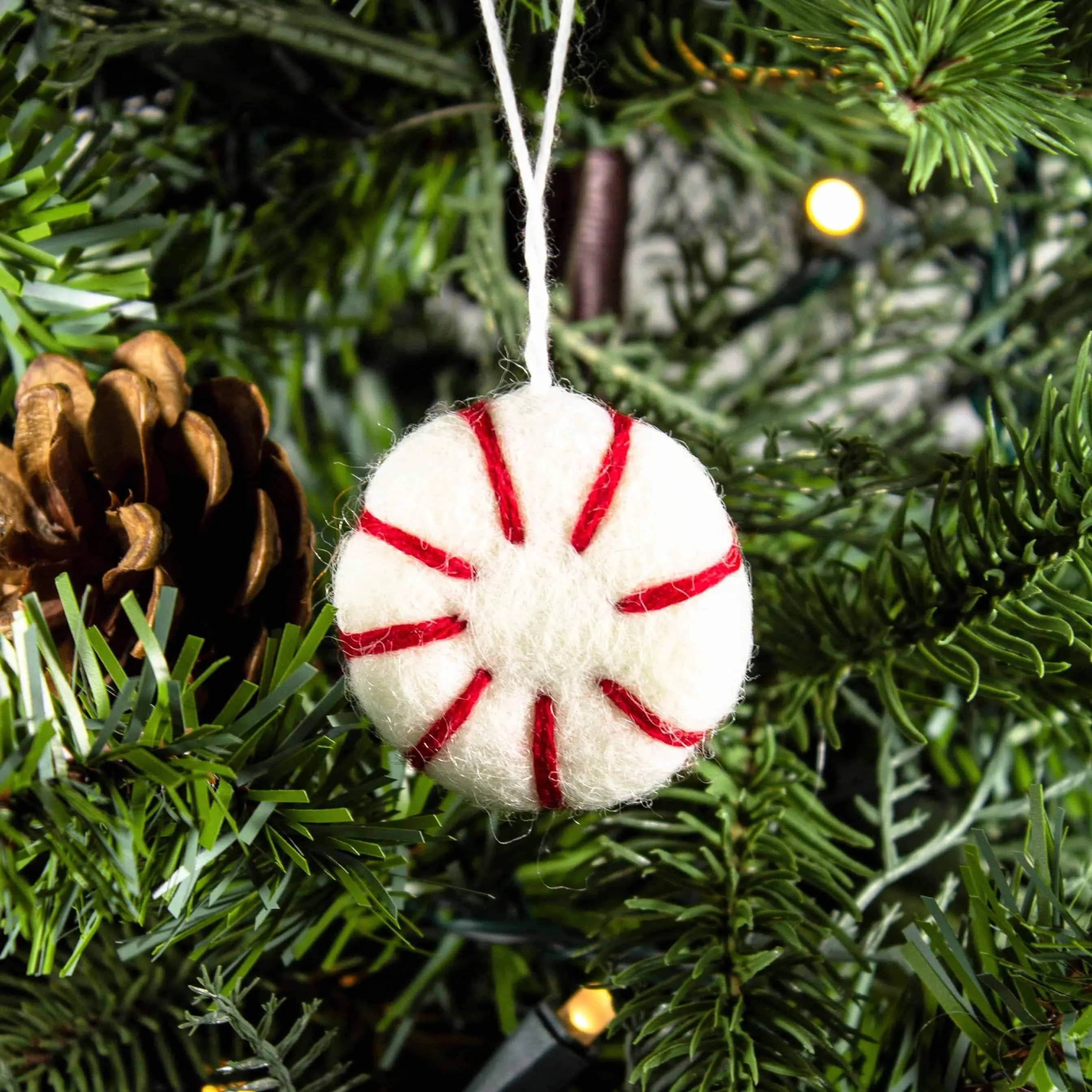 Peppermint Eco Freshener Ornaments - Classic