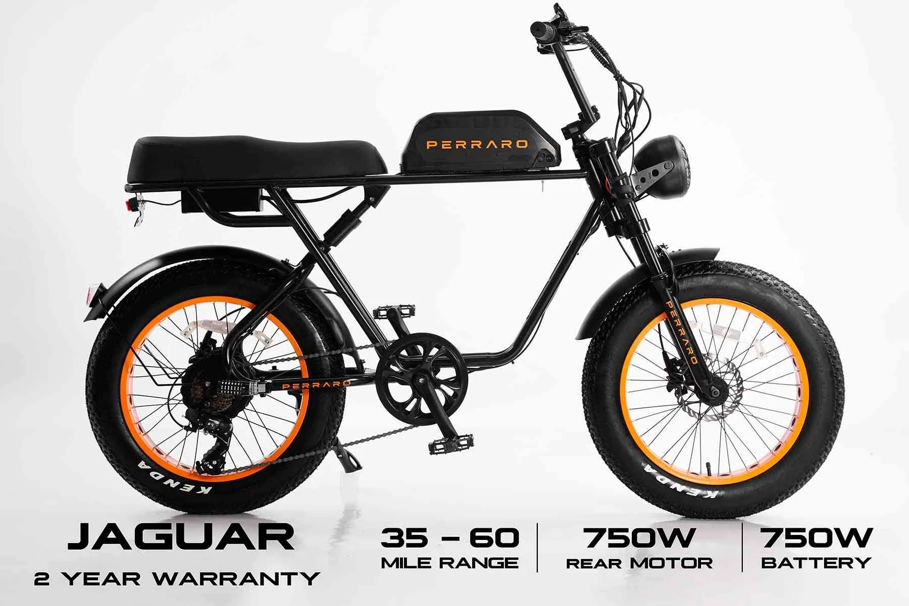 Perraro Jaguar Fat Tire Electric Bike 750W