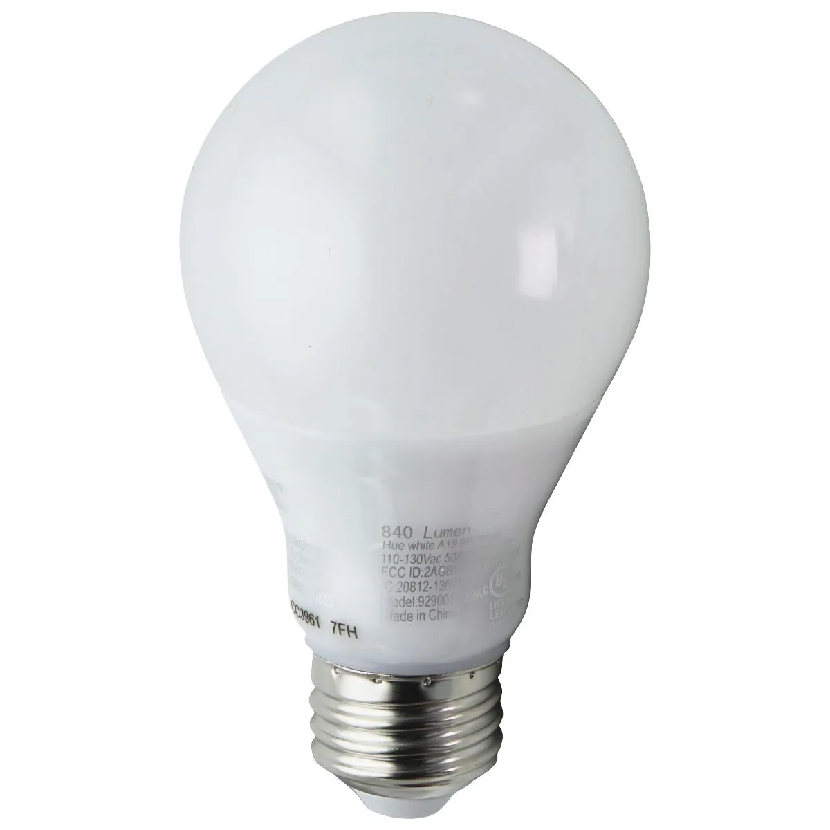 Philips (840LM) Hue Warm White Ambiance LED Wi-Fi A19 Smart Bulb - Single