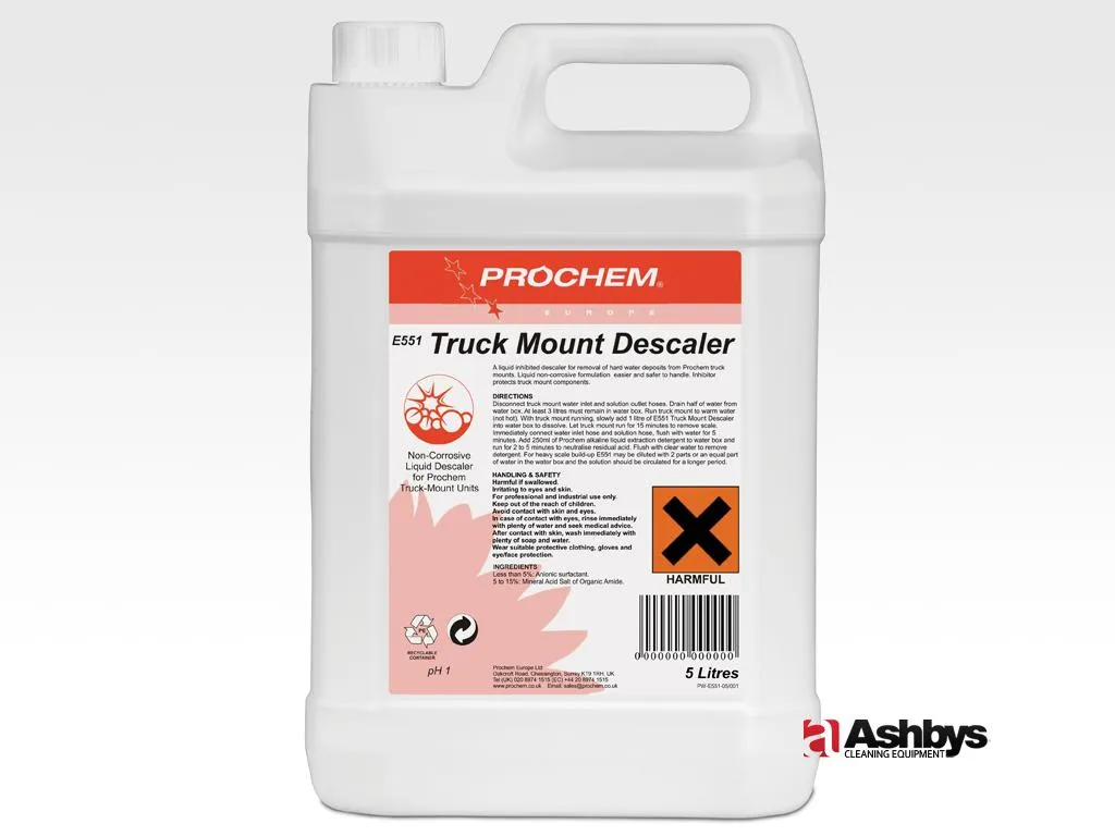 Prochem Truck Mount Descaler E551 5 Ltr