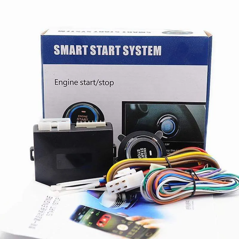 Remote Control Car Engine Start Stop Button Remotly Ignition System Autostart Central Locking Kit Ranged phone Keyless Entry