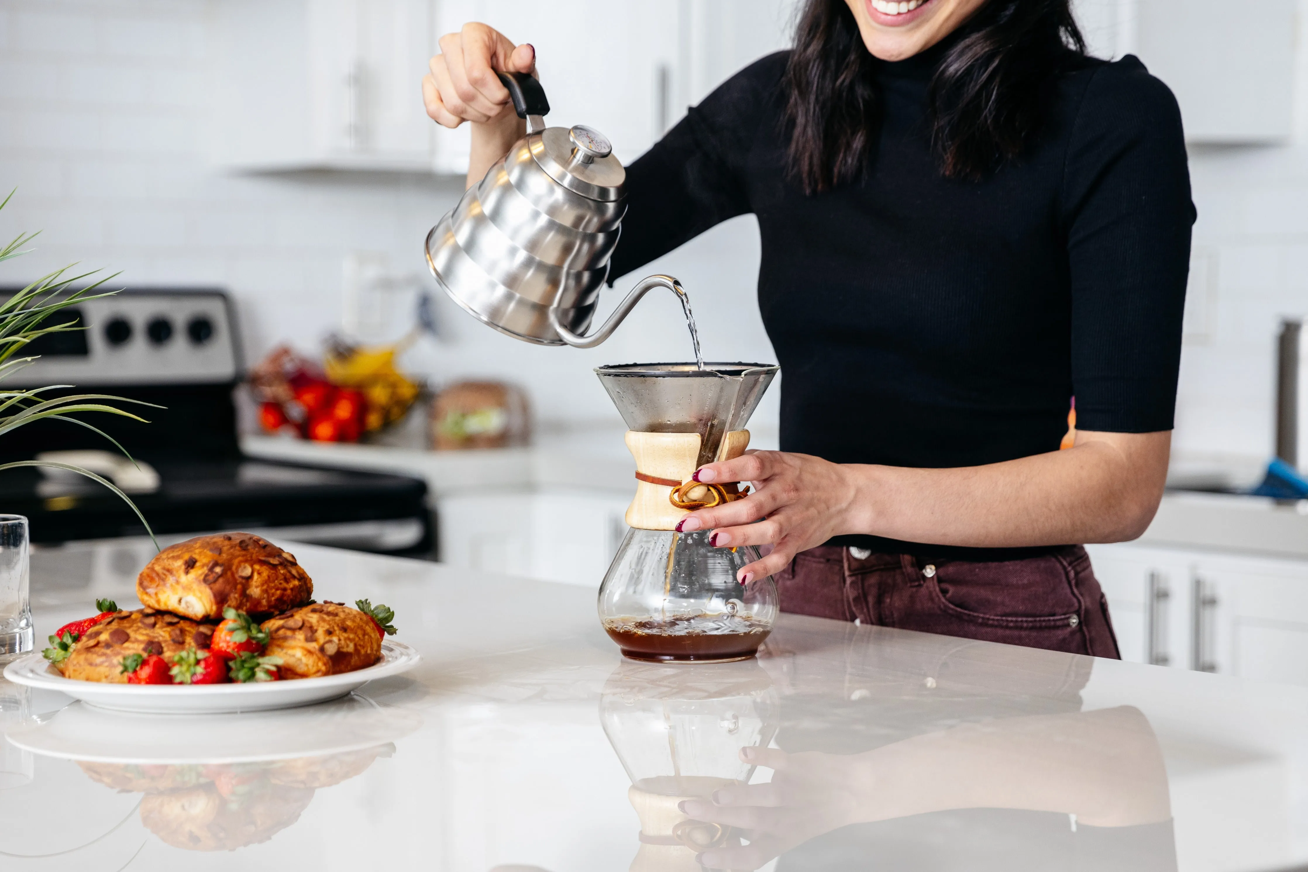 Reusable Pour Over Coffee Filter for Chemex and Hario V60 (Silver) by Barista Warrior