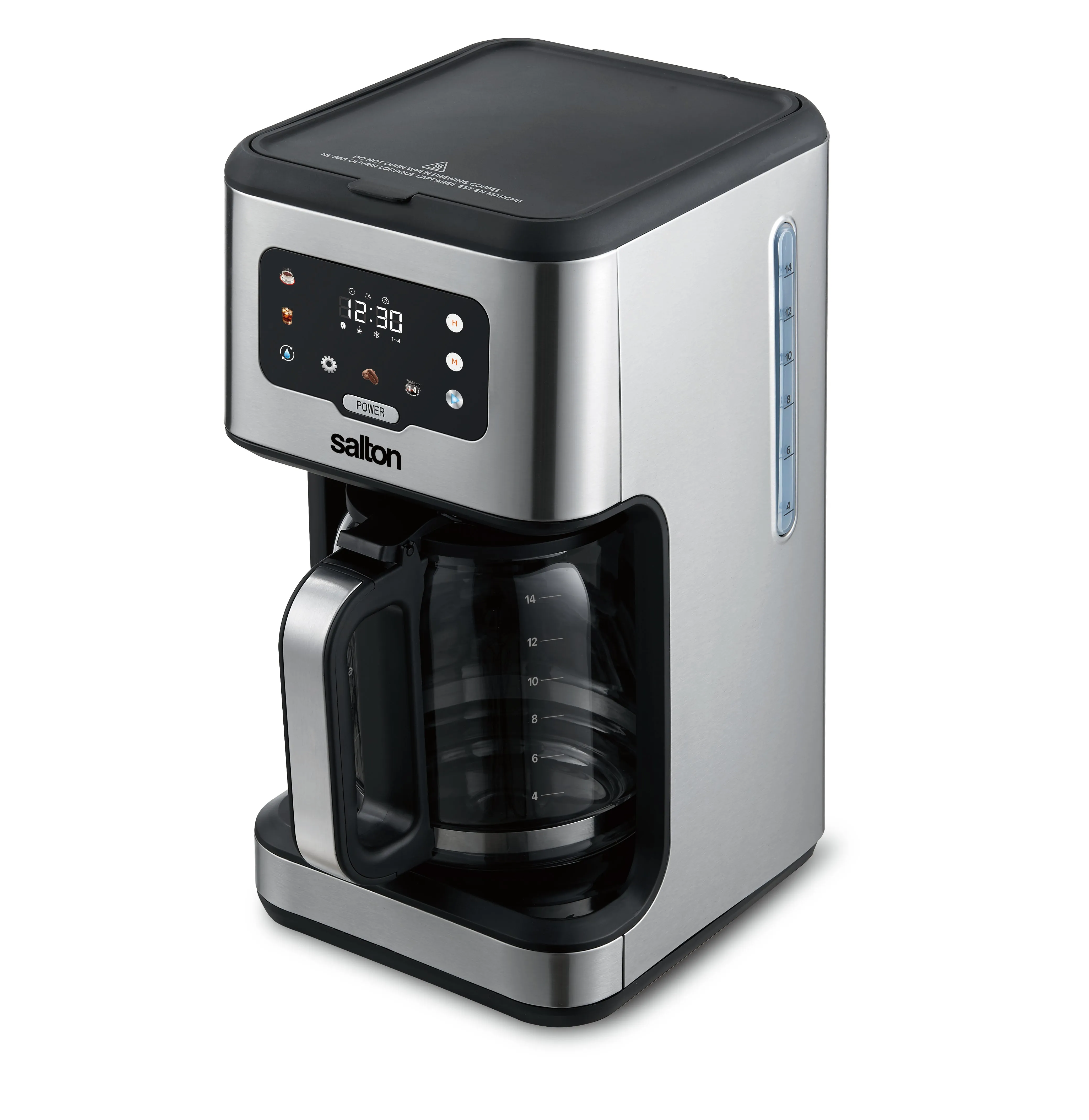 Salton Stainless Steel Digital Coffee Maker - 14 Cup