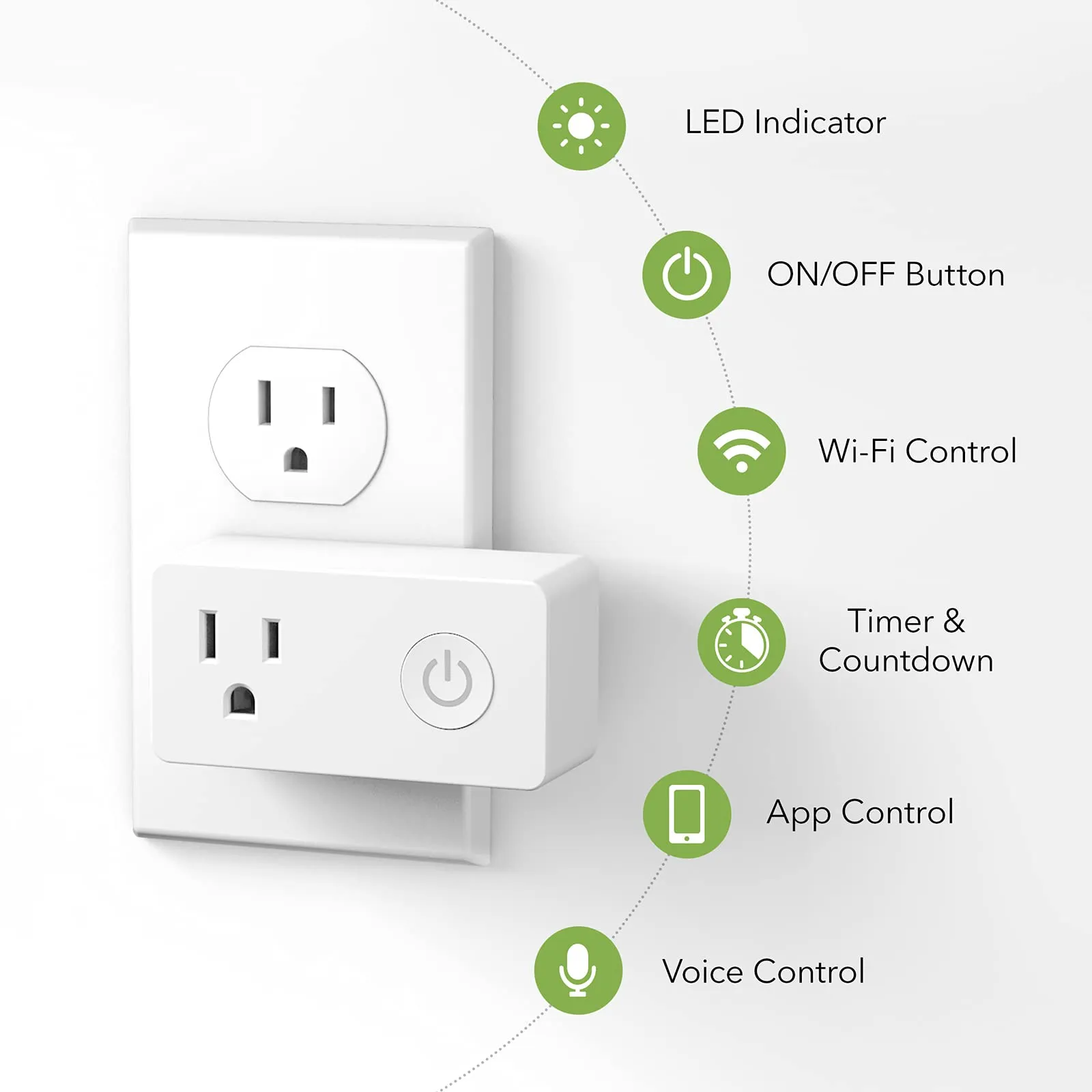 Smart WiFi Outlet Hubless Timer 4 Pack BN-LINK