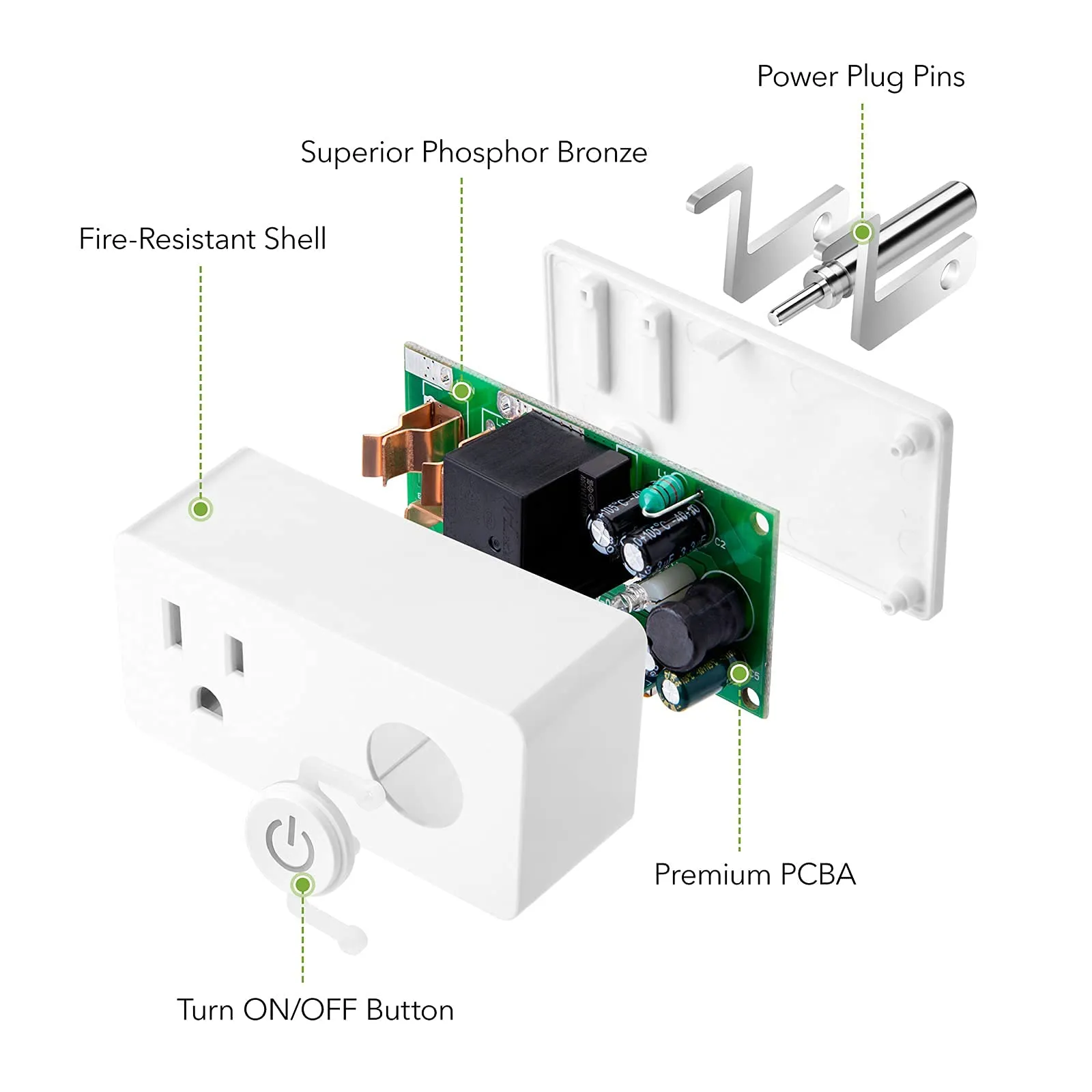 Smart WiFi Outlet Hubless Timer 4 Pack BN-LINK