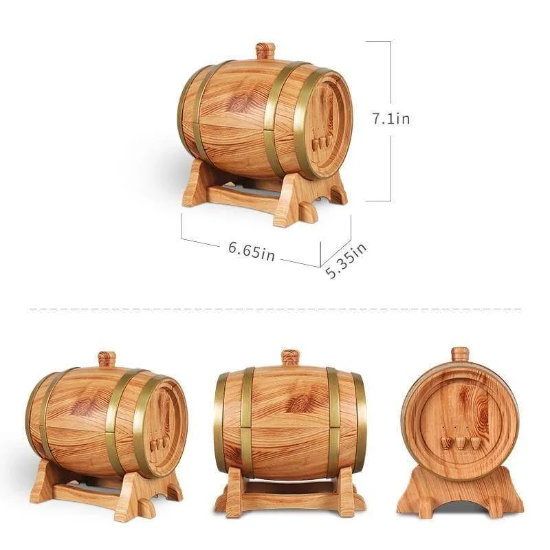 Smart Wine Barrel Aroma Diffuser  with Bluetooth Speaker