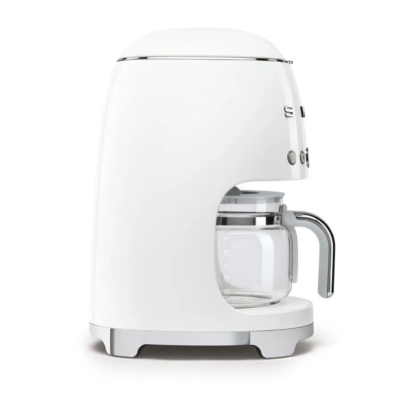 SMEG DCF02WHUK 50s Retro Style Drip Coffee Machine White