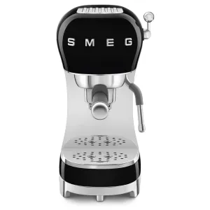 Smeg Manual Espresso Coffee Machine #ECF02BLUS - Black