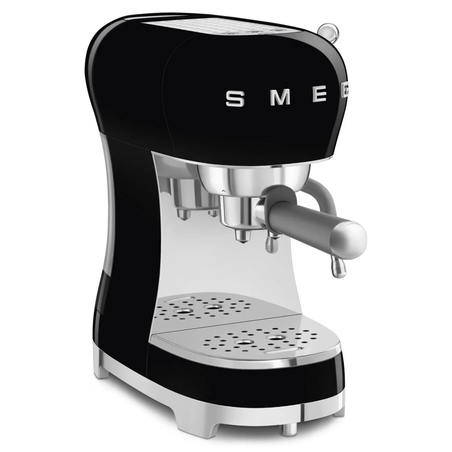 Smeg Manual Espresso Coffee Machine #ECF02BLUS - Black