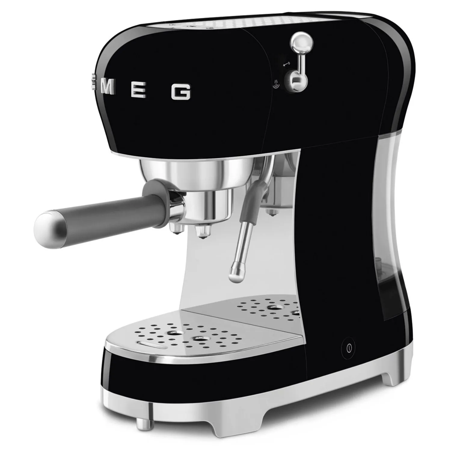 Smeg Manual Espresso Coffee Machine #ECF02BLUS - Black