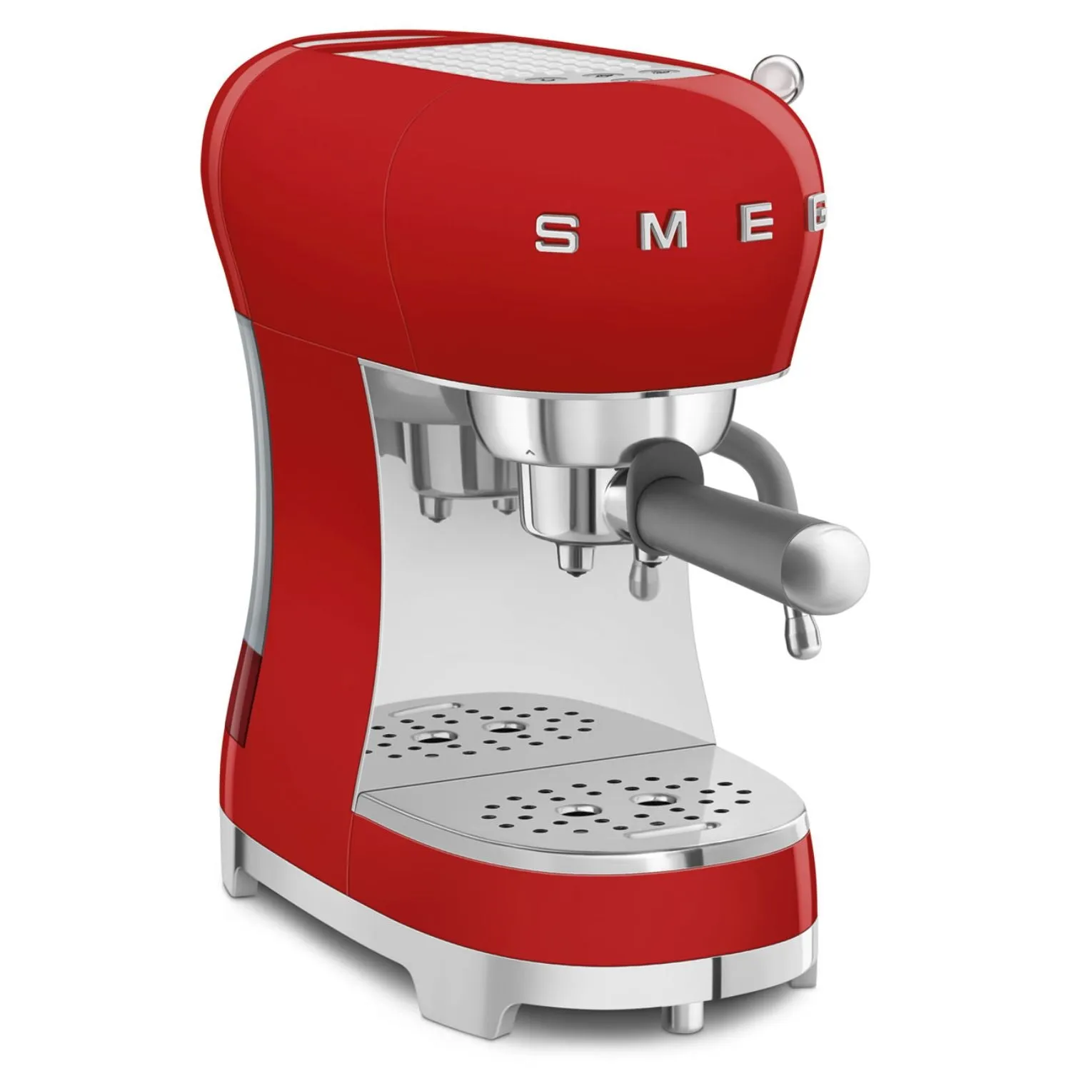 Smeg Manual Espresso Coffee Machine #ECF02RDUS - Red