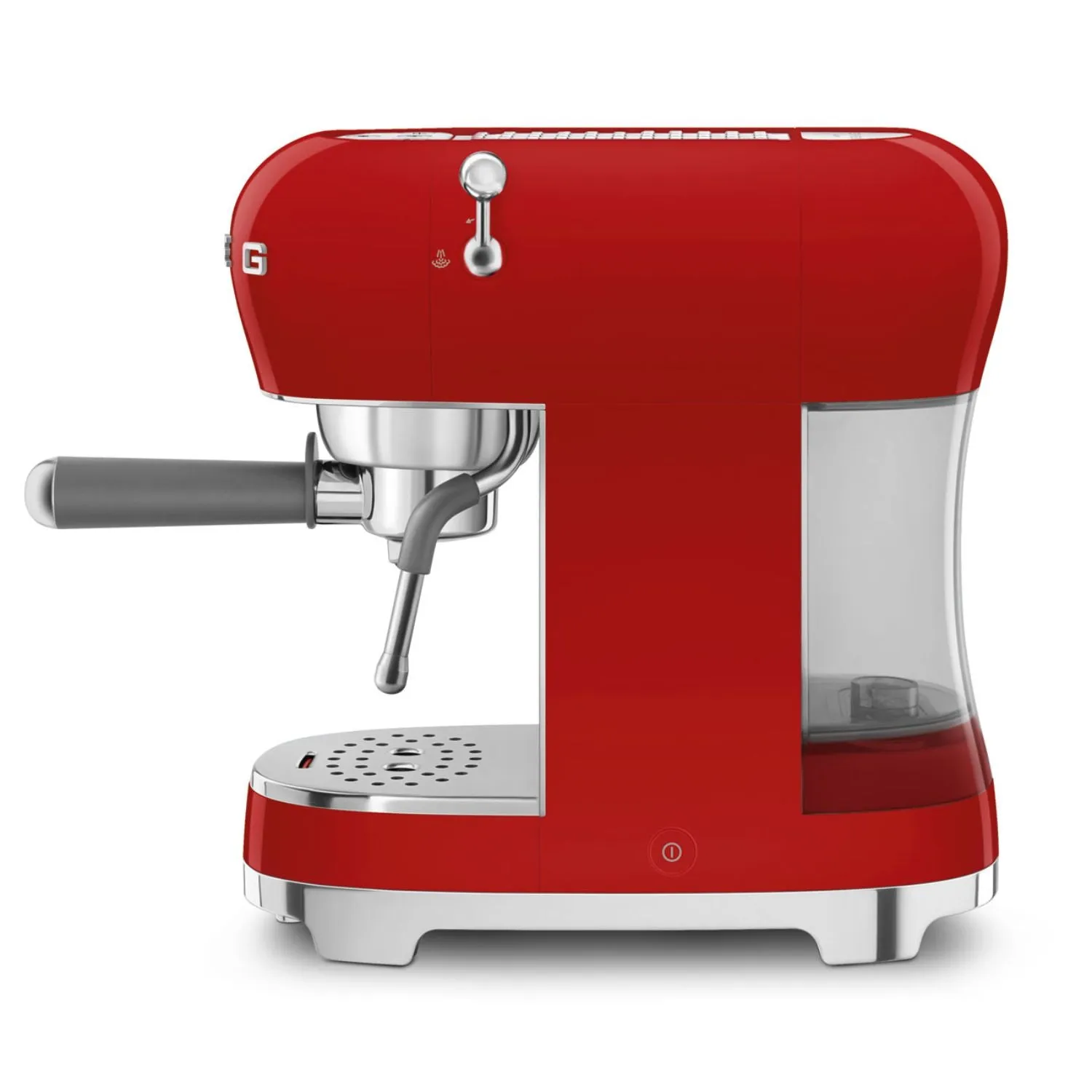 Smeg Manual Espresso Coffee Machine #ECF02RDUS - Red