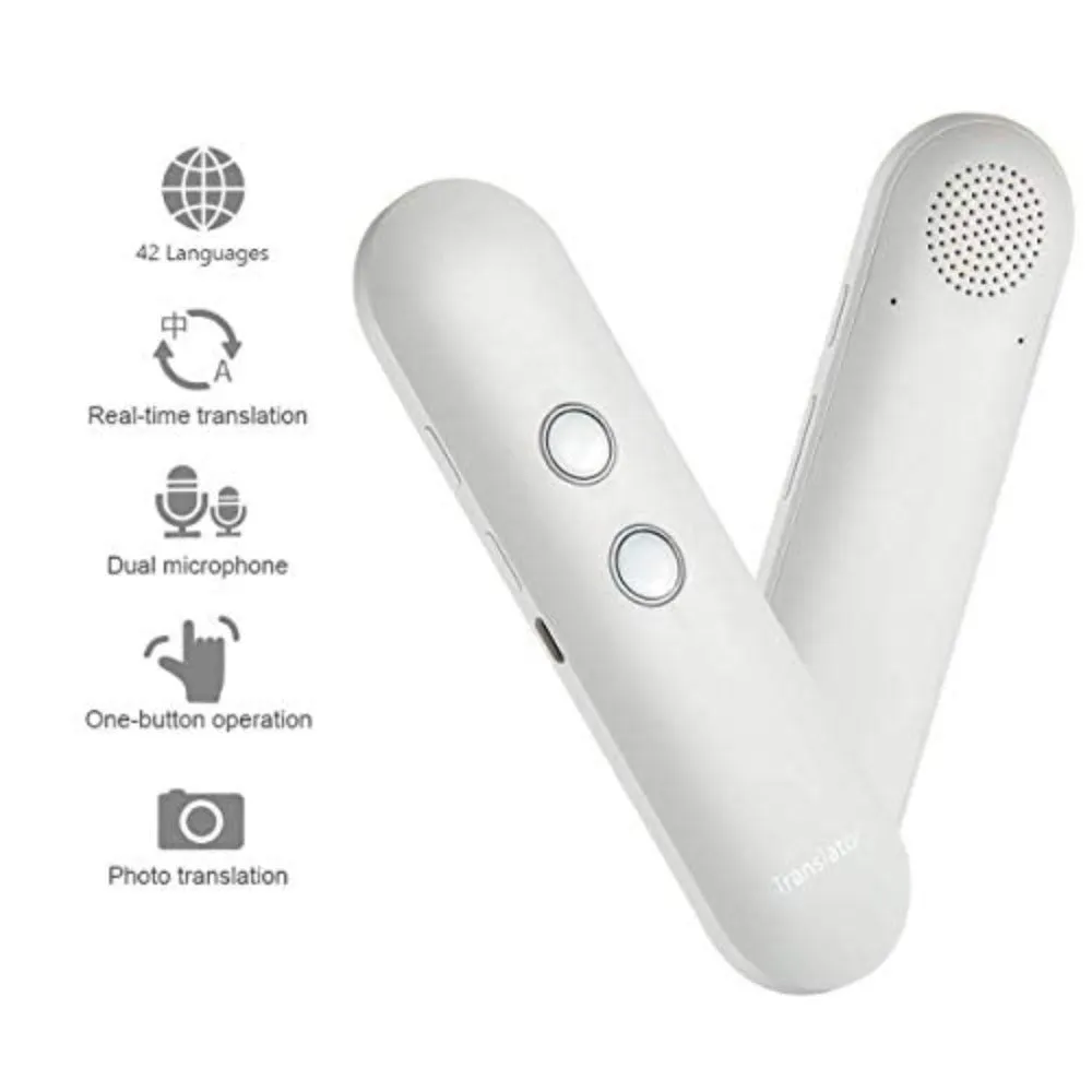 T4 Smart Portable Voice Translator with Bluetooth Real-Time Interpreter