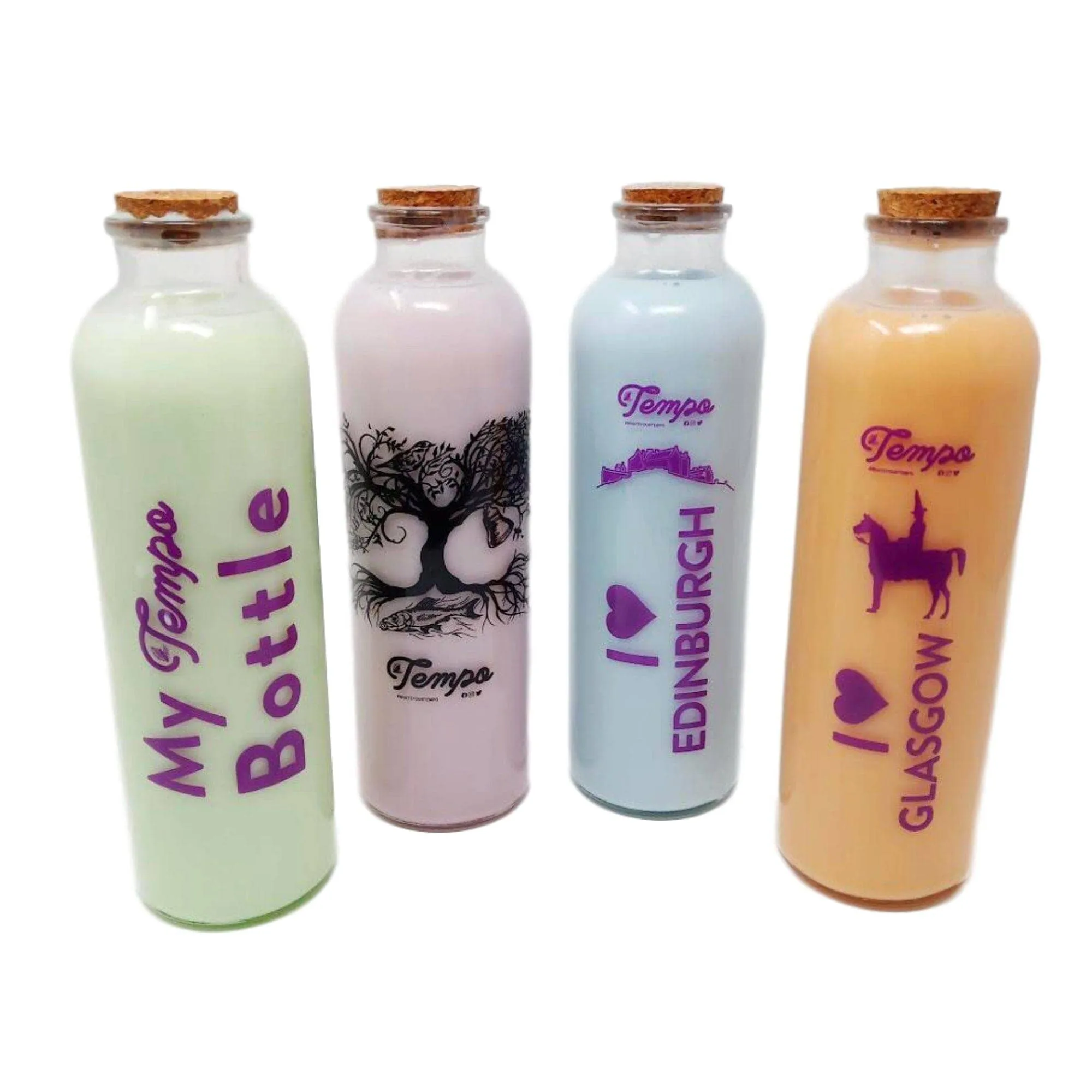 Tempo Reusable Cork Bottles