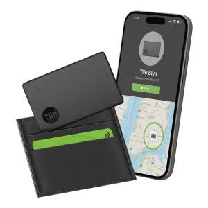 Tile Slim Tracking Card | Android and Apple Compatible | Credit Card Size