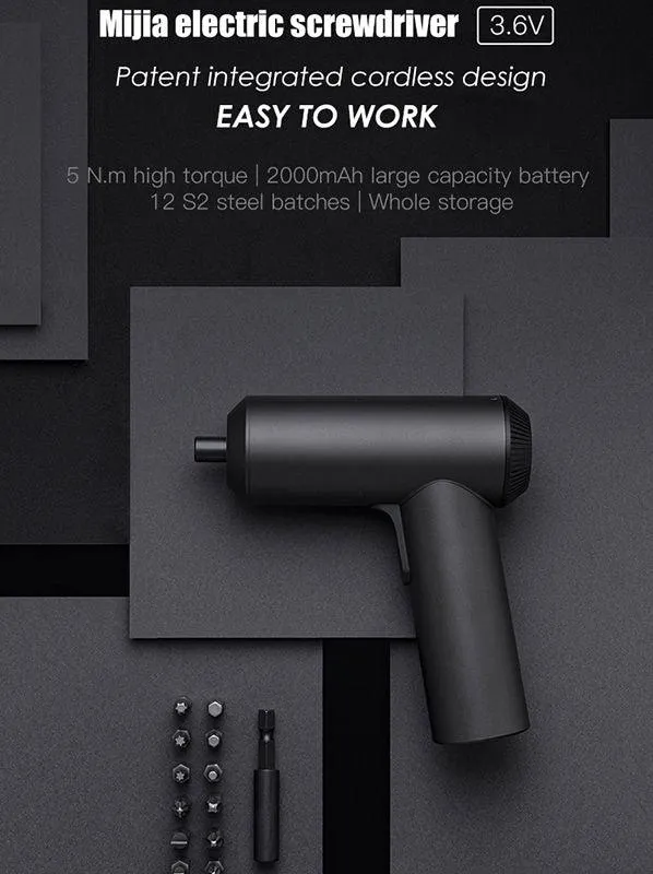 Xiaomi Mijia Type C Rechargeable Electric Precision Screwdriver