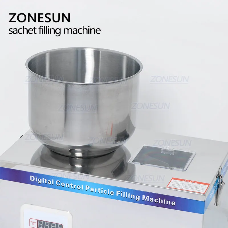 ZONESUN 2-200g Granule Powder Filling Machine For Rice Coffee Bean Powder Tea Food Packaging Machine