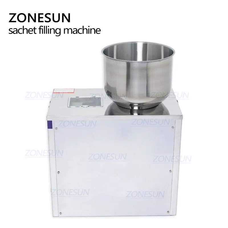 ZONESUN 2-200g Granule Powder Filling Machine For Rice Coffee Bean Powder Tea Food Packaging Machine