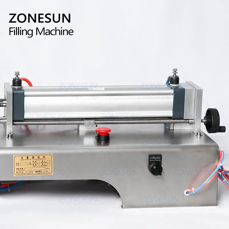 ZONESUN Full Pneumatic Flammable Liquid Bottle Dispenser Filling Machine For Soap Disinfectant Hand Sanitizer