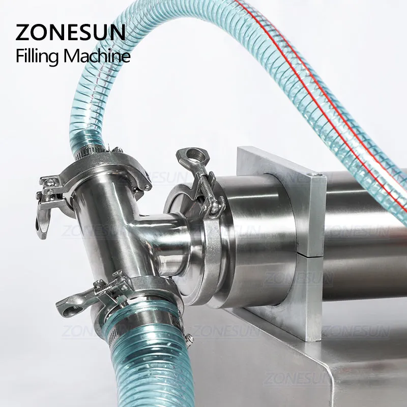 ZONESUN Full Pneumatic Flammable Liquid Bottle Dispenser Filling Machine For Soap Disinfectant Hand Sanitizer