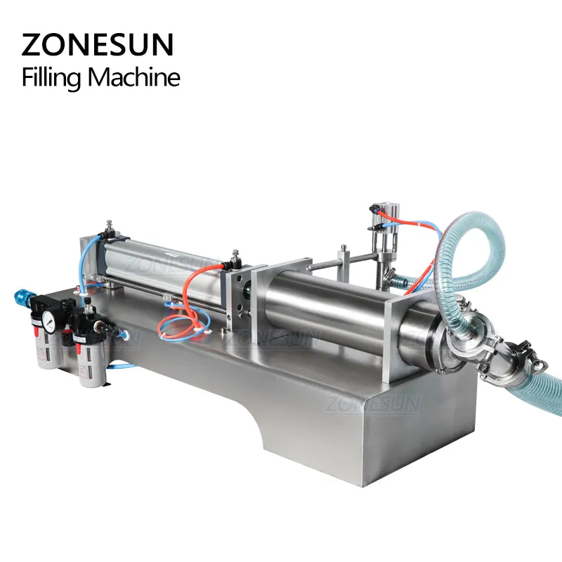 ZONESUN Full Pneumatic Flammable Liquid Bottle Dispenser Filling Machine For Soap Disinfectant Hand Sanitizer