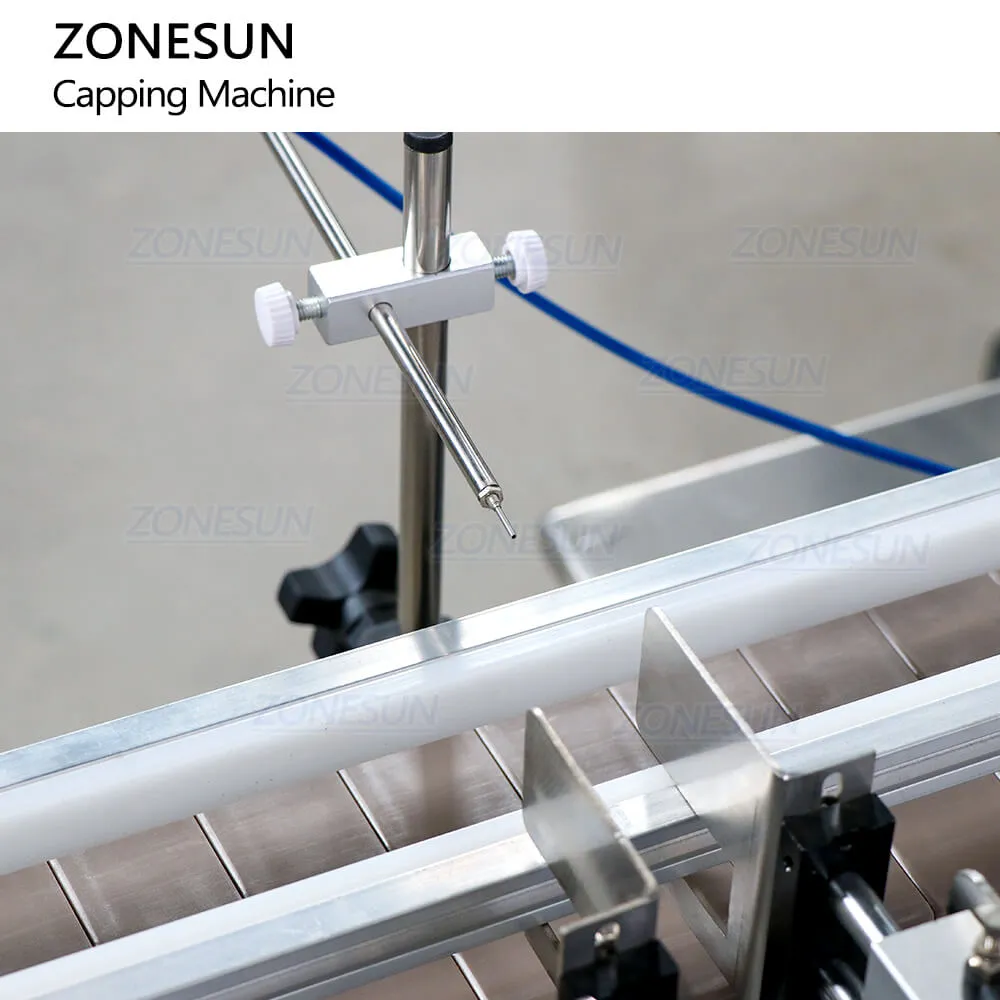 ZONESUN ZS-XG1870R Automatic Nail Polish Liquid Vitamins Essential Oil Glass Dropper Bottle Screw Capping Machine With Vibratory Bowl Sorter