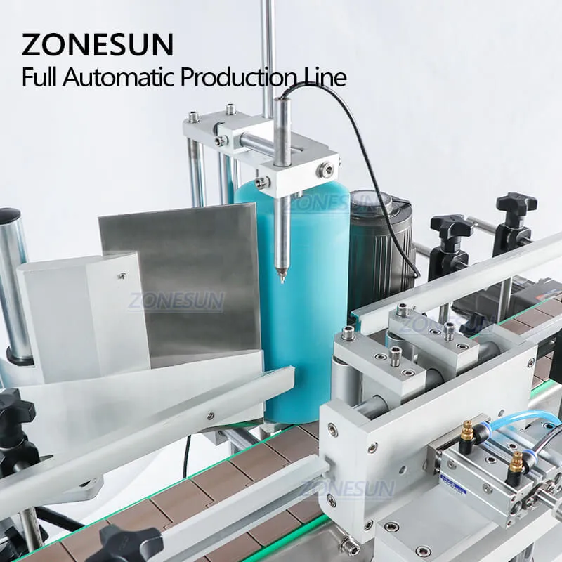 ZS-FAL180C3 Automatic Watercolor Essential Oil Eye Drop Liquid Vial Bottles Filling Capping And Labeling Machine